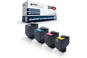 ‎PRINT-KLEX GMBH & CO.KG 4X Print-Klex Alternative XL Tonerkartuschen Kompatibel für Lexmark MC 2325 adw MC 2425 adw MC 2535 adwe MC 2640 adwe C2320K0 C2320C0 C2320M0 C2320Y0 BKCMY - Office Plus Serie