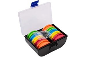 JORZER 10PCS High Density Rig Winders Fishing Winding Board Rig Fishing Line Spool Kit Winder Case Line Accessories for Sea Fishing Rig Winders Storage