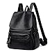 Produktbild SJLN Frauen Rucksack Wasserdicht 12 Zoll Lässig Reisen Rucksack Mode Student Outdoor Radfahren Rucksack,Black