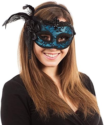 Bristol Novelty Unisex Adult Feather Side Eye Mask