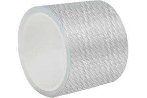 SDLDEER Vinilo Fibra de Carbono Coche, Transparente Coche Cinta para Umbra, Tiras de Protectora de Fibra de Carbono, Puerta De Vinilo Coche para Automóvil Motocicleta Bicicleta (10cmx10m)