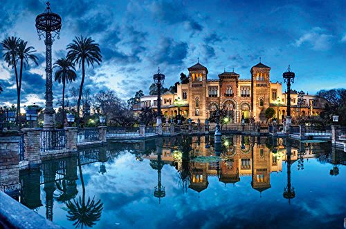 Preisvergleich Produktbild Schmidt Spiele Puzzle 58238 Puzzle 1.500 Teile, Mudejar Pavilion, Sevilla