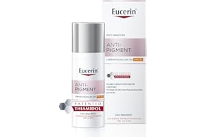 Eucerin Anti-Pigment Crema de Día con FPS 30 (50 ml), crema antimanchas para una piel más uniforme y radiante, con filtros UV y Thiamidol, hidratante facial para todo tipo de pieles