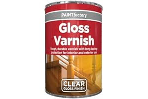 ALLURE HOME STYLE LETS BEGAN YOUR JOURNEY WITH US AHS Clear Varnish Paint Tin 300ml - Long Lasting Tough, Durable for Protection - All Purpose Interior and Exterior Use Gloss Finish - Apply for Paint Metal, Wood, Plastic (Gloss Varnish Tin)