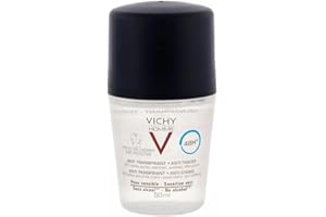 Vichy Desodorante en Formato Roll-On Para Hombre, Antimanchas, Antitranspirante, Apto Para Pieles Sensibles, Protección con Hasta 48 Horas de Eficacia, 50 ml