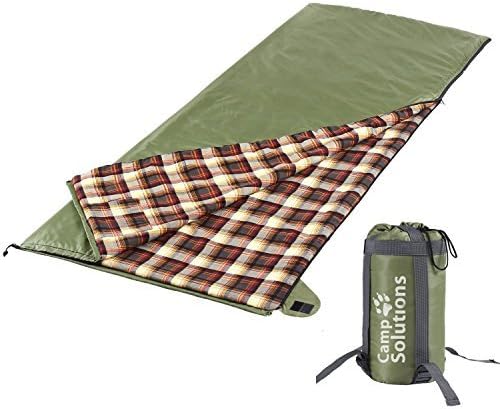 Camp Solutions XL Ultralight Flannel Lined Sleeping Bag