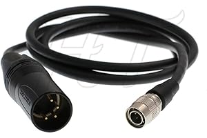 HANGTON CONNECT Sound Devices 633 664 Câble d'alimentation flexible XLR 4 broches vers Hirose 4 broches 39 pouces