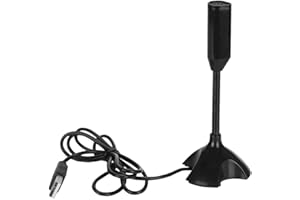 Lazmin Plug-and-Play-USB-Mikrofon für 2/3 Home Studio-Mikrofon Kompatibel mit PC und höher
