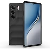 Kilifplus Tecno Camon 40 Pro ile Uyumlu Kılıf Kamera Korumalı Kabartmalı Yumuşak Silikon Kapak İ&ccedil;i Kadife - Siyah