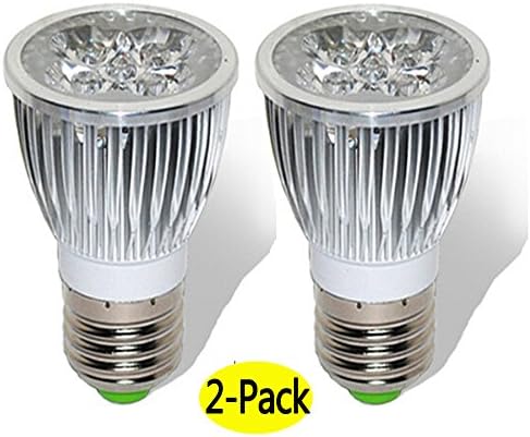 2-Pack LED Plant Grow Light 5W Energy Saving Highest Efficient Hydroponic Full Spectrum Growing Lamp E27 for Indoor Plants Hydroponic Aquatic Garden Greenhouse, Medical Plants Vegetables &amp; Herbs (2 Blue/3 Red) Set of 2