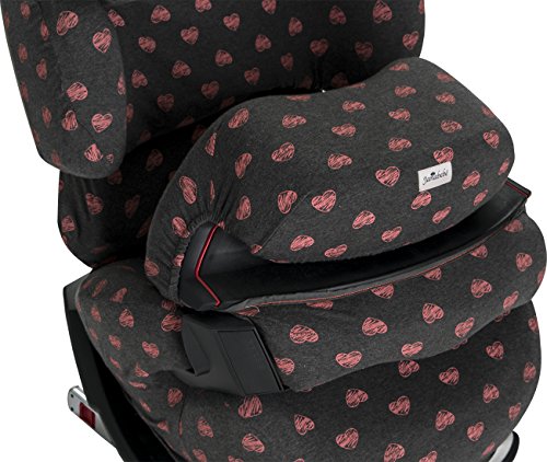 Bezug für Autokindersitz Cybex Pallas Fix, 2 Fix Fluor Heart Janabebé® - 3