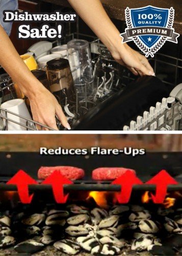 BBQ-Grillmatte für Gas- und Kohlegrills – 2er Set für Backofen und Grill - 4