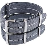 Nato Saat Kordonu - Cobra Elastik Kumaş Kayışı N39TLD - 18mm 20mm 22mm Uyumlu &Ouml;rme Kayış - Kadın Erkek &Ccedil;ok Renkli Tekstil Kor