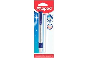 Maped - effektiv, ergonomisk trekantigt radergummi penna TECHNIC ULTRA GOM-PEN – x1 radergummi penna + x 1 extra reservraderg
