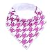 Baby Unisex Bandana Drool Bibs , ivencase Simple Pattern Absorbent Cotton Cute Baby Gift Sets Feeder Bib for Boys & Girls (4-Pack Set)