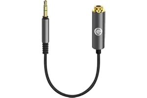 Geekria Kabel Stereo 4,4 mm do Zrównoważonego Adaptera, 5-Rdzeniowy Kabel Audio z Gniazdem Słuchawkowym i Audio ze Stopu Aluminium