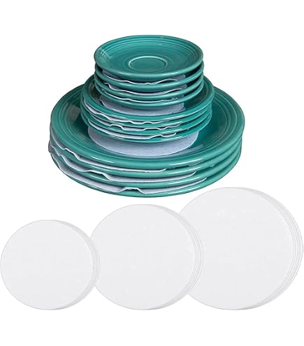 Lot De 24 Protecteurs De Vaisselle En Feutre Gris - Séparateurs Assiettes, Poêles & Casseroles - Anti-Rayures Réutilisables (3 Tailles)
