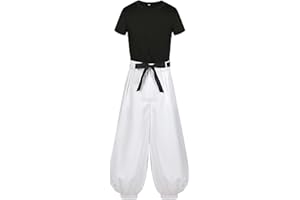 Fiamll Anime Jujutsu Kaisen Geto Suguru Cosplay Costume Outfit Gojo Satoru Cosplay Riko Cosplay Leiri Shoko Cosplay Uniform Complete Set Halloween