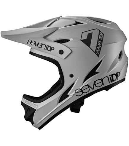 Troy Lee Designs D3 Fiberlite Helm – Für BMX, MTB, DH, Slant Red, Größe L