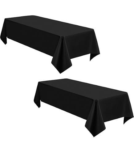 VEVOR 2er-Set Runde Tischdecken – 3048 Mm, Weiß, Polyester, Knitterfrei, Für Partys & Hochzeiten