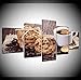 Produktbild Kent Bailey Espresso schokokekse 5 stück hd - Wallpaper Art leinwand drucken Moderne Plakat modulare Art malerei Wohnzimmer - Einrichtung