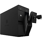 RaidSonic ICY Box 2-Fach Festplattengehäuse 3,5 Zoll mit RAID Funktion, USB 3.1 Gen 2 (10 Gbit/s), werkzeugloser Einbau, Alum