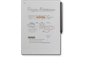 reMarkable Pacchetto Essenziale Paper Pro | Tablet a Inchiostro Elettronico - Display a Colori 11,8" + Pennino Marker Plus con Gomma Integrata