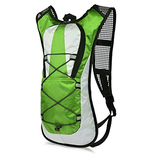 Vbiger 5L Leicht Fahrradrucksack Trinkrucksack Halter Wasserdicht Rucksack für Fahrradfahren ohne Trinksystem - 5