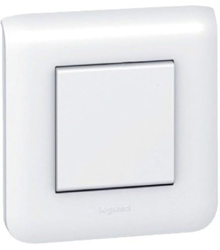 Appareillage Legrand Mosaic 50 - Interrupteur Poussoir + Prise 2 Pôles (occasion)