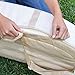 LulyBoo Baby Lounge to Go, FOLDABLE Baby Bassinet / Travel Bed / Cot, Natural Beige