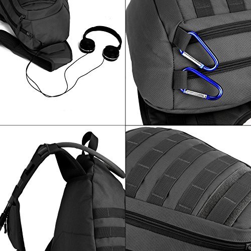 DCCN Rucksack mit einem Gurt Crossbag Sling bag Molle Sling Rucksack für Radfahren Wandern Camping - 6