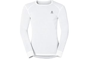 Odlo Hombres Active Warm Eco Bi Top Crew Neck Longsleeve Laufbekleidung Camiseta De Manga Larga Black - Negro