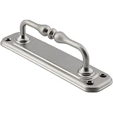 Badem10 Saclı El Tutamagı &Ccedil;ekme Kolu Kapı Tutma Kulbu 18,5 cm Krom Metal Kulp Kapı Tutamağı