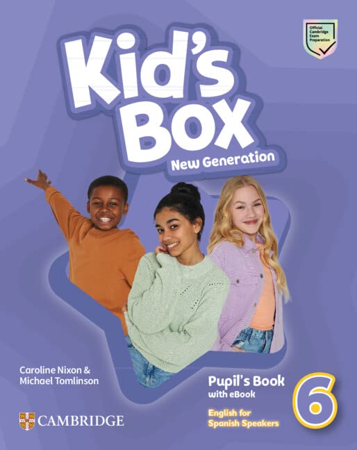 Kids Box New Generation English for Spanish Speakers Level 6 Pupils Book with eBook (2023)