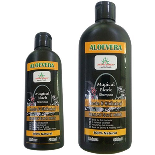 AryanShakti AloeVera Amla & Shikakai Magical Black Shampoo, 250ml RS.135 (32.00% Off) - Amazon