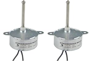 CHANCS Moteur synchrone TYC-40 AC 12V 5tr/min Longueur de la tige 46mm pour décoration de Noël fibre optique