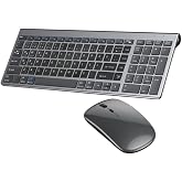 Coverzone Onezero Wireless Turkish Keyboard Mouse Set Rechargeable Keyboard Mouse 2.4G Ergonomic Stone with USB Dongle and Bluetooth Connection