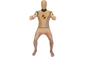 Morphsuits Crash Test Dummy Morph Suits, Crash Test Morph Suit Men, męskie garnitury morph Halloween, Crash Test Morphsuit dla dorosłych