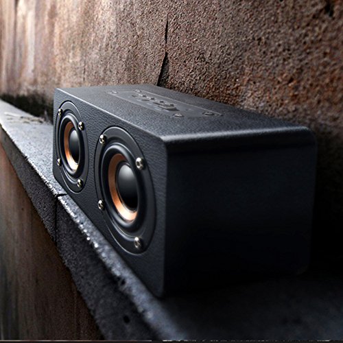 KTLEU 10W Holz Lautsprecher Bluetooth 4.2 Lautsprecher mit 12 Stunden Laufzeit HiFi Sound Effekte (Schwarz) reviews KTLEU 10W Holz Lautsprecher Bluetooth 4.2 Lautsprecher mit 12 Stunden Laufzeit HiFi Sound Effekte (Schwarz)
