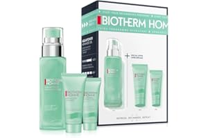 Biotherm Homme, Aquapower, Coffret Routine Hydratation, Advanced Gel 75 ml & 20 ml + Nettoyant Visage 40 ml, Gel Ultra-Hydratant et Fortifiant Visage Homme, Peau Normale à Mixte, Texture Non Collante
