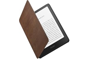 Funda Amazon Kindle Paperwhite y Amazon Kindle Colorsoft Signature Edition | Funda protectora ligera, plegable y resistente al agua | Piel prémium