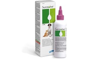 Surosolve Nettoyant Auriculaire - Soin pour Oreilles de Chiens et Chats - Senteur Fruité - 125 ML