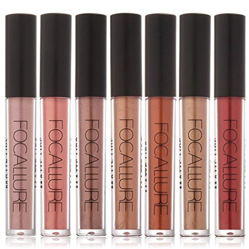 CRAVOG Nouveau Sexy Métallique Métal Mat Rouge à lèvres Liquide Lèvre Maquillage - 5