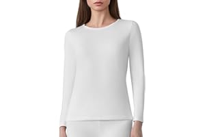 Channo Camiseta Interior Térmica para Mujer: Suave Cómoda y Transpirable para Deporte Vida Cotidiana y Actividades Invernales