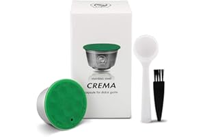 I Cafilas - Capsula filtro da caffè riutilizzabile, capsula für Dolce Gusto, ricaricabile, compatibile con Dolce Gusto, con 1 cucchiaio da caffè e 1 spazzola per pulire