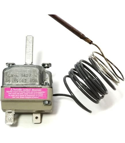 Thermostat EGO 55.19082.802 Pour Four à Pizza – 75-500°C, 1 Pôle 16A, Compatible GGF, Fimar, Cuppone