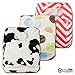 LittleBloom, Reusable Pocket Cloth Nappy, Fastener: Velcro, Set of 3, Patterns 344, With 3 Microfibre Inserts, (see "Special Offers and Product Promotions" for Special Offers Detail)