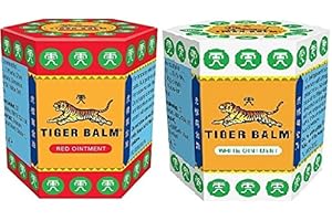 YEPPLO 2 x Tiger Balm 21g | Tiger Balm Unguento (Bianco + Rosso)