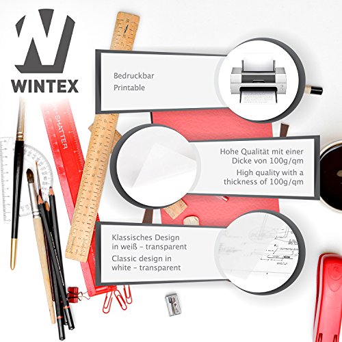 WINTEX 100 Blatt Transparentpapier DIN A4 100 g/qm Super Qualität - 2
