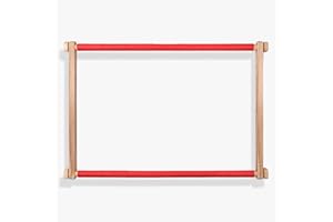 Luca-S Needlework Frame, Embroidery Frame with Clips, Cross Stitch Frame, Tapestry Frame, Stitching Frame (40 x 56 cm)